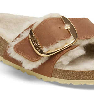 Madrid Big Buckle Lammfell Naturleder Geölt-Birkenstock Store