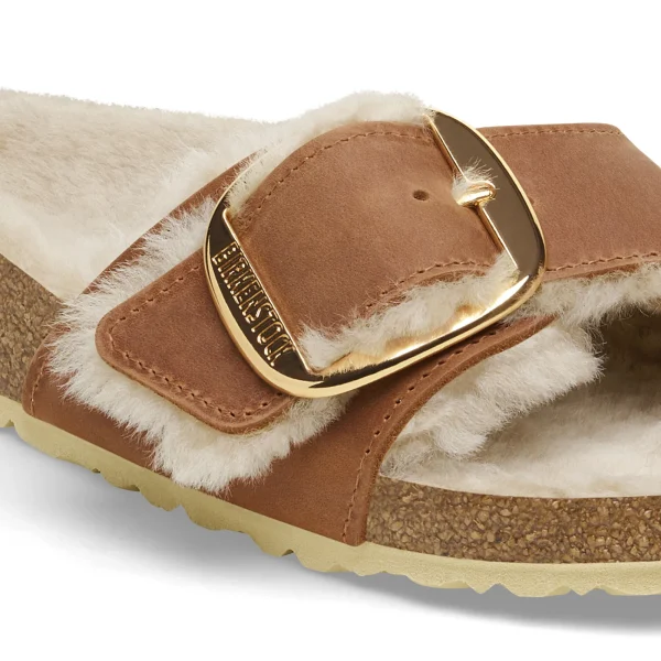 Madrid Big Buckle Lammfell Naturleder Geölt-Birkenstock Store