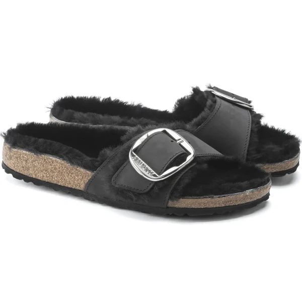 Madrid Big Buckle Lammfell Naturleder Geölt-Birkenstock Shop