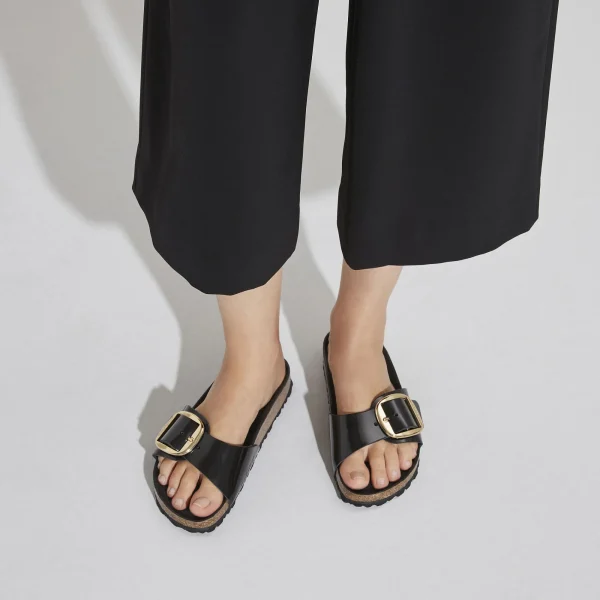 Madrid Big Buckle Naturleder Lack-Birkenstock Store