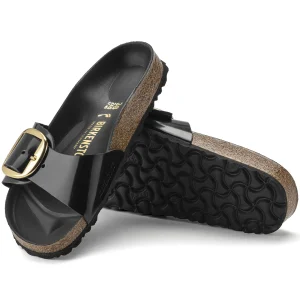 Madrid Big Buckle Naturleder Lack-Birkenstock Store
