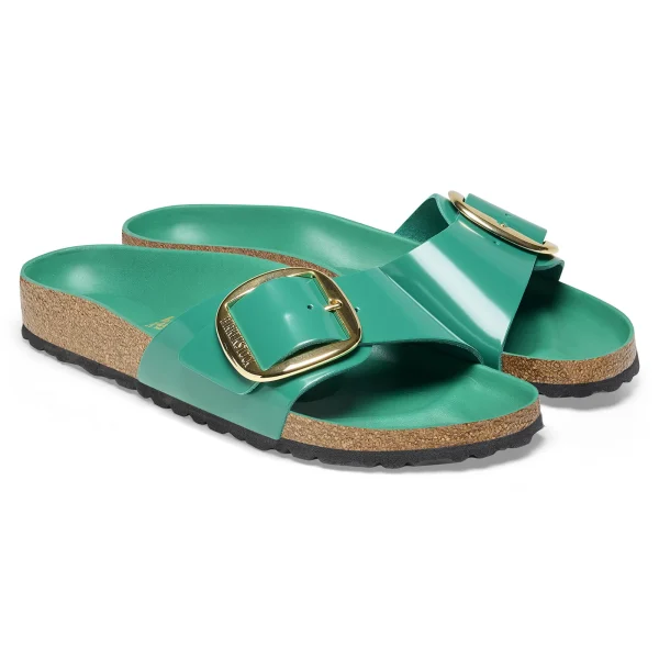 Madrid Big Buckle Naturleder Lack-Birkenstock Best Sale