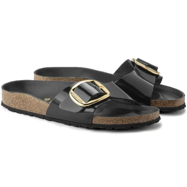 Madrid Big Buckle Naturleder Lack-Birkenstock Store