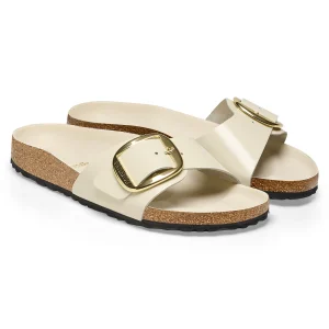 Madrid Big Buckle Naturleder Lack-Birkenstock Flash Sale