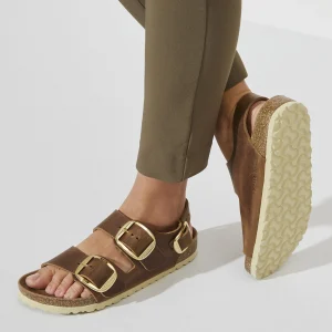 Milano Big Buckle Naturleder Geölt-Birkenstock Cheap
