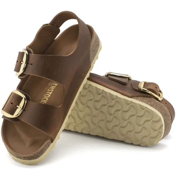 Milano Big Buckle Naturleder Geölt-Birkenstock Cheap