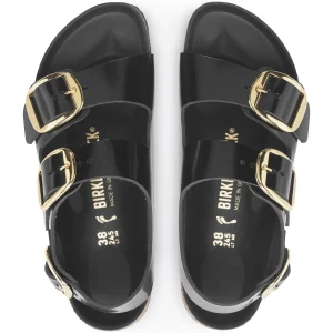 Milano Big Buckle Naturleder Lack-Birkenstock Store