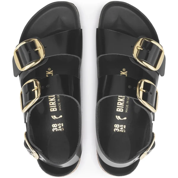 Milano Big Buckle Naturleder Lack-Birkenstock Store