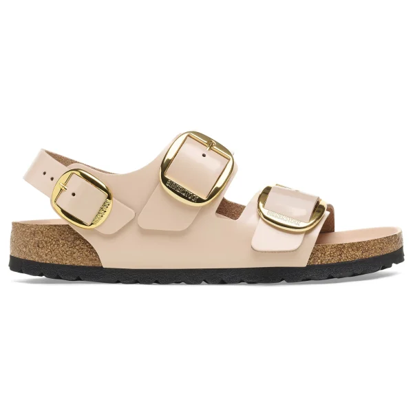 Milano Big Buckle Naturleder Lack-Birkenstock New