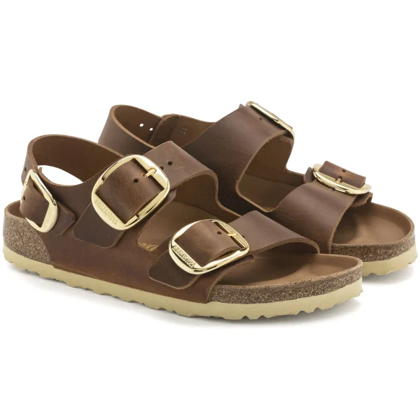 Milano Big Buckle Naturleder Geölt-Birkenstock Cheap