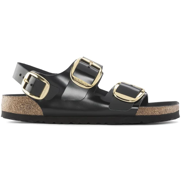 Milano Big Buckle Naturleder Lack-Birkenstock Store