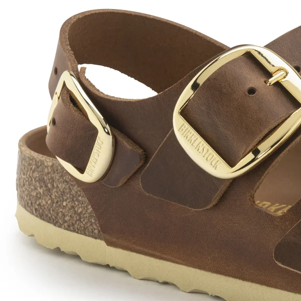 Milano Big Buckle Naturleder Geölt-Birkenstock Cheap