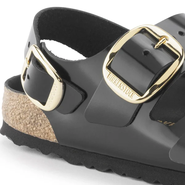 Milano Big Buckle Naturleder Lack-Birkenstock Store