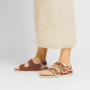 Milano Big Buckle Shearling Naturleder Geölt-Birkenstock New