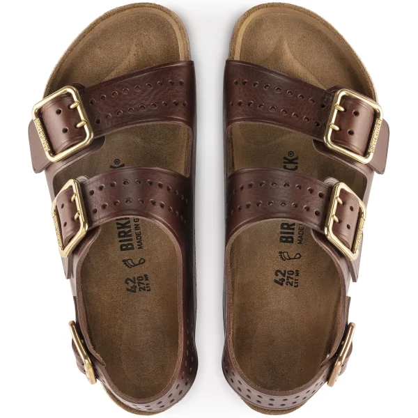 Milano Bold Naturleder-Birkenstock Cheap