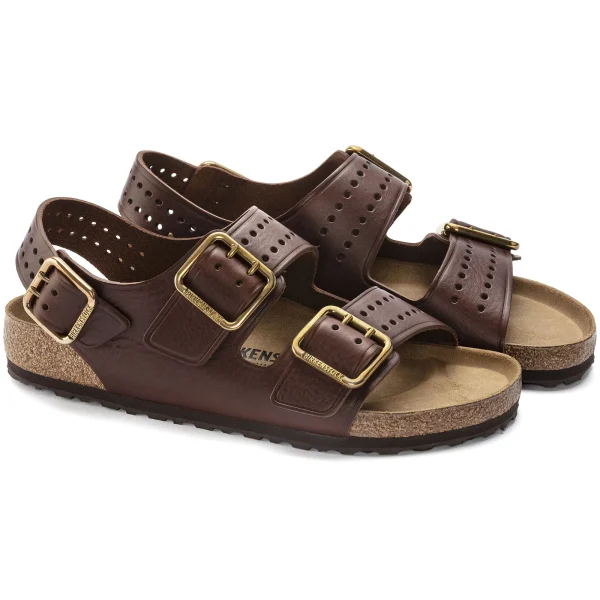 Milano Bold Naturleder-Birkenstock Cheap