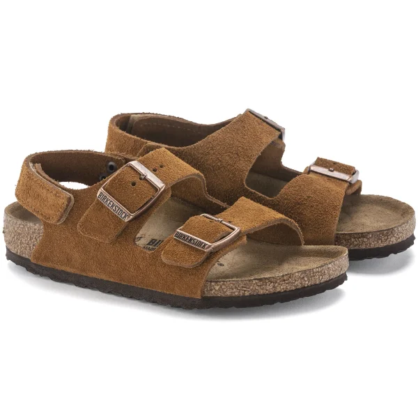 Milano HL Suede Kids Veloursleder-Birkenstock Outlet