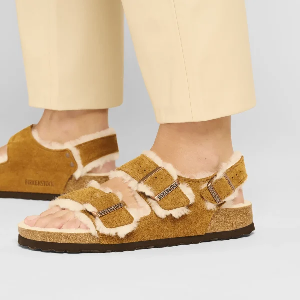 Milano Suede Shearling Veloursleder/Lammfell-Birkenstock Outlet