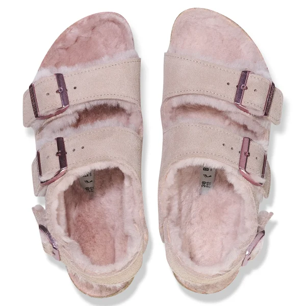 Milano Suede Shearling Veloursleder/Lammfell-Birkenstock Fashion