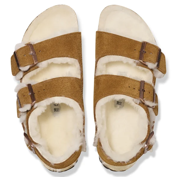 Milano Suede Shearling Veloursleder/Lammfell-Birkenstock Outlet