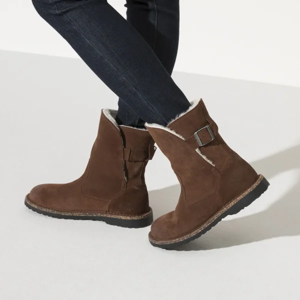 Uppsala Lammfell Veloursleder-Birkenstock Best