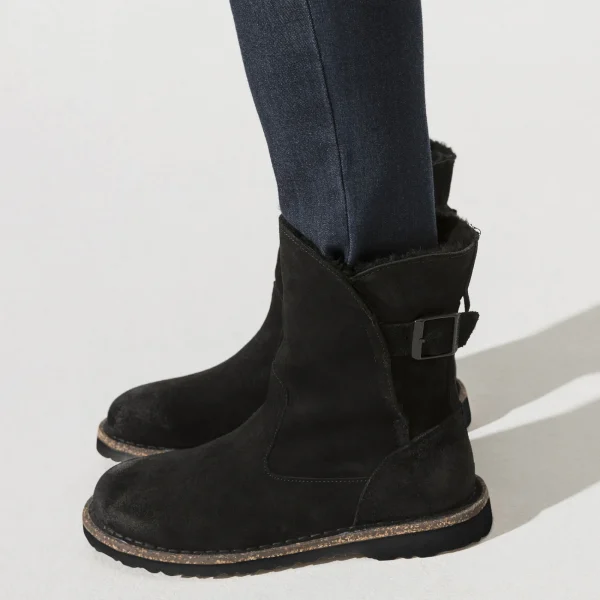 Uppsala Lammfell Veloursleder-Birkenstock Hot
