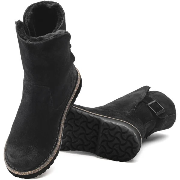 Uppsala Lammfell Veloursleder-Birkenstock Hot