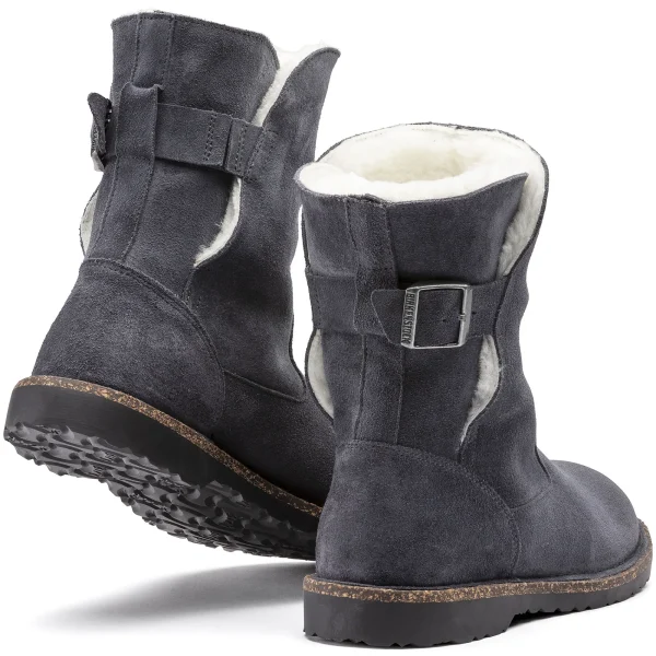 Uppsala Lammfell Veloursleder-Birkenstock Discount