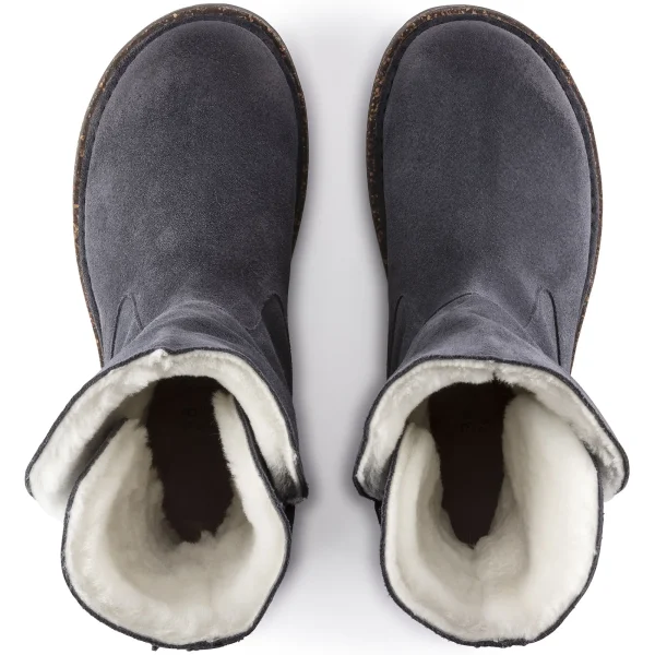 Uppsala Lammfell Veloursleder-Birkenstock Discount