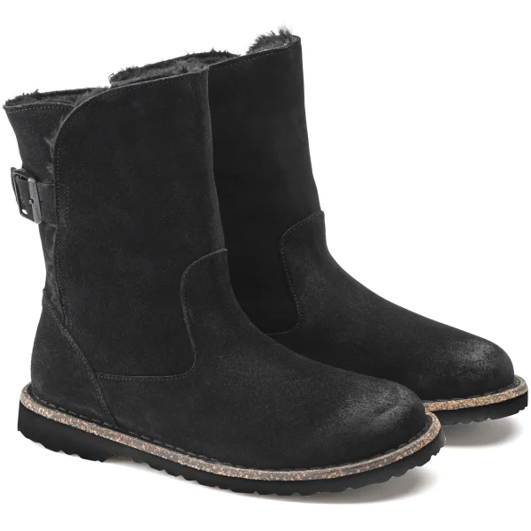 Uppsala Lammfell Veloursleder-Birkenstock Hot