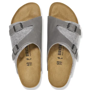 Zürich Naturleder/Textil/Filz-Birkenstock Flash Sale